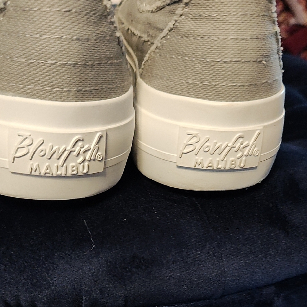 Blowfish Silver and Gray Women's Sneakers - Picture 3 of 11